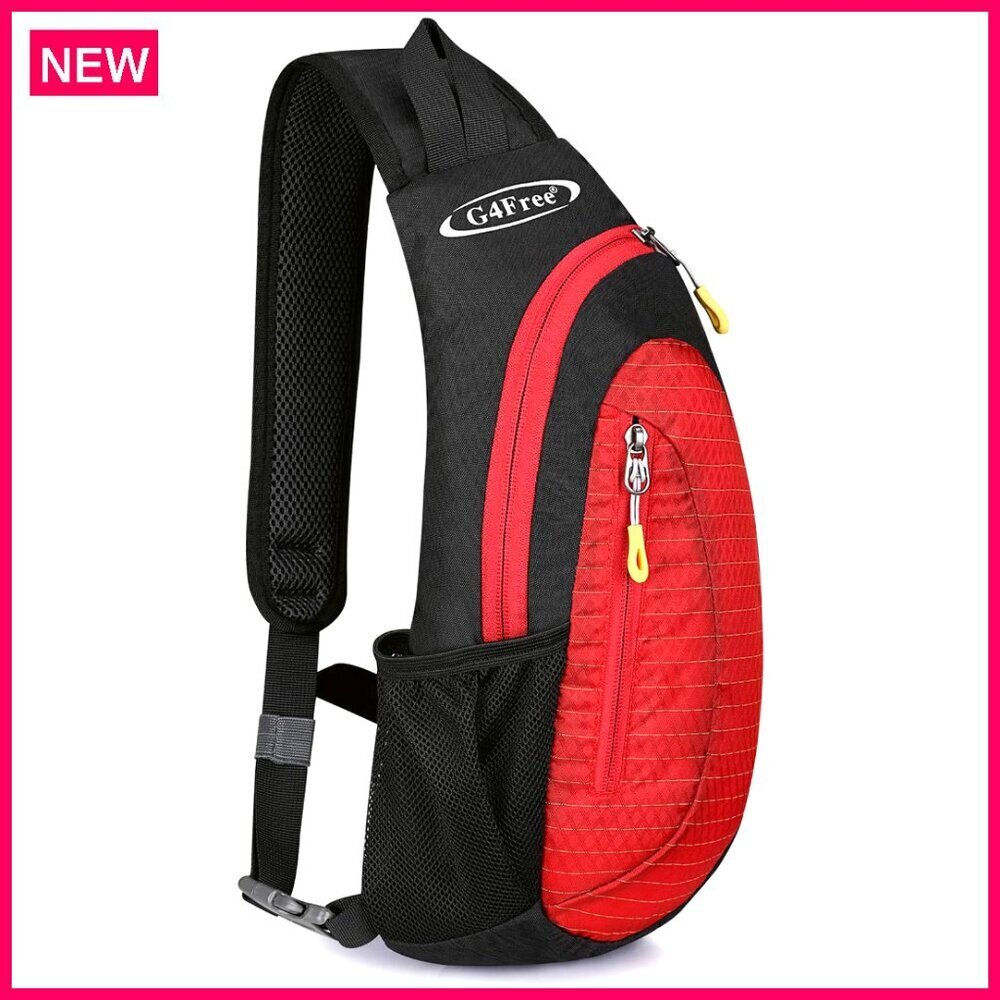 Small Crossbody Sling Backpack Lightweight Nylon Travel Daypack